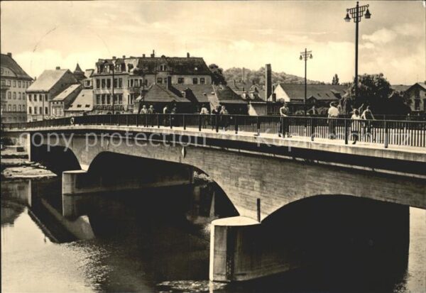 Weissenfels Saale Brücke des Friedens