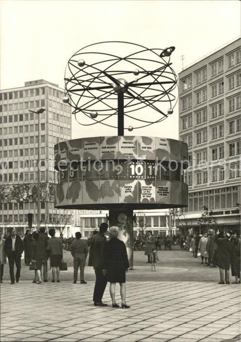 Berlin Alexanderplatz Weltzeituhr