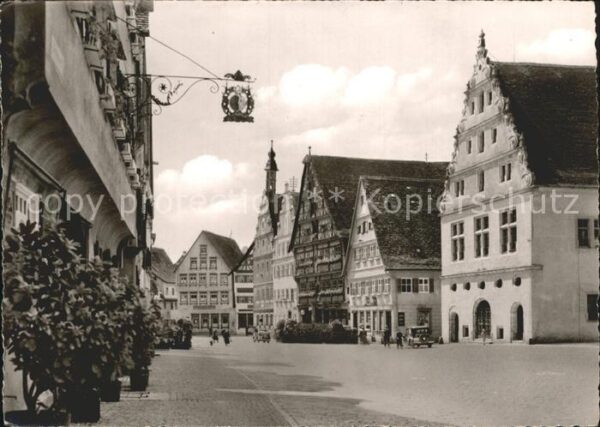 Dinkelsbuehl Weinmarkt Deutsches Haus