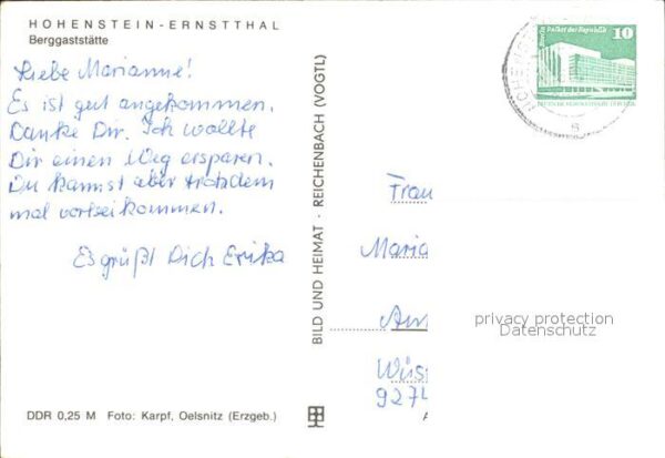 Hohenstein-Ernstthal Hohenstein Berggaststätte – Bild 2