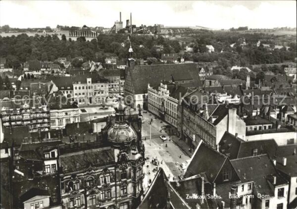 Zwickau Sachsen Blick vom Dom