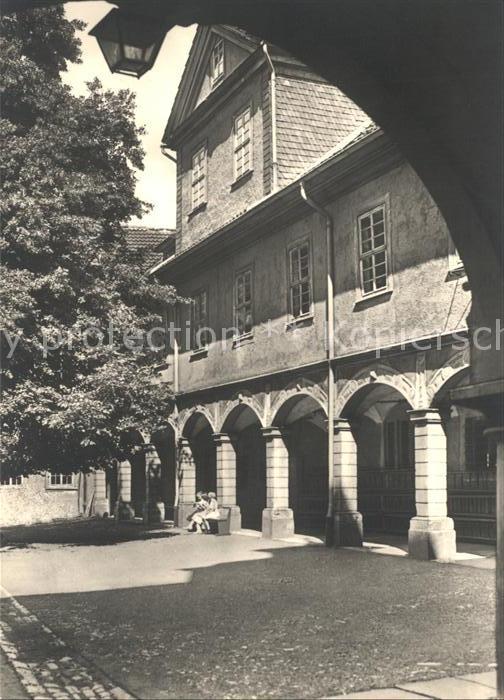Waltershausen Gotha Arkaden im Schloßhof Tenneberg