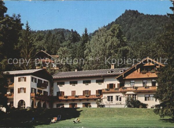 Tegernsee Max-Geiger-Haus Erholungsheim der Hypo-
