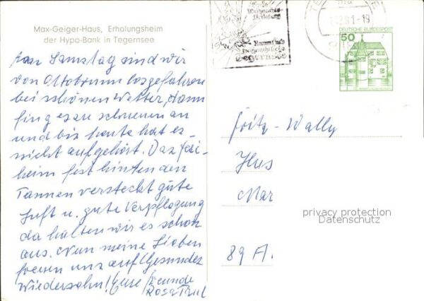 Tegernsee Max-Geiger-Haus Erholungsheim der Hypo- – Bild 2