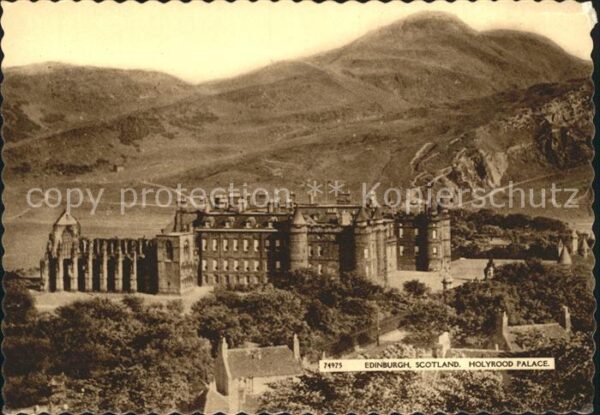 Edinburgh Scotland Holyrood Palace