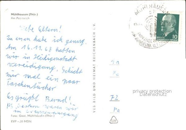 Muehlhausen Thueringen Am Petriteich – Bild 2