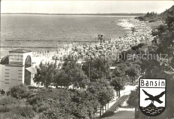 Bansin Ostseebad Kurpromenade Strand