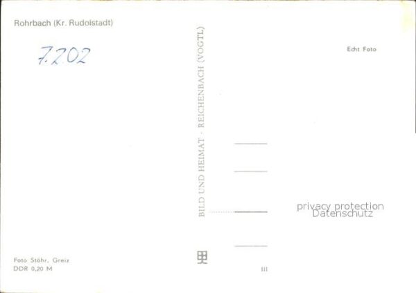 Rohrbach Saalfeld – Bild 2