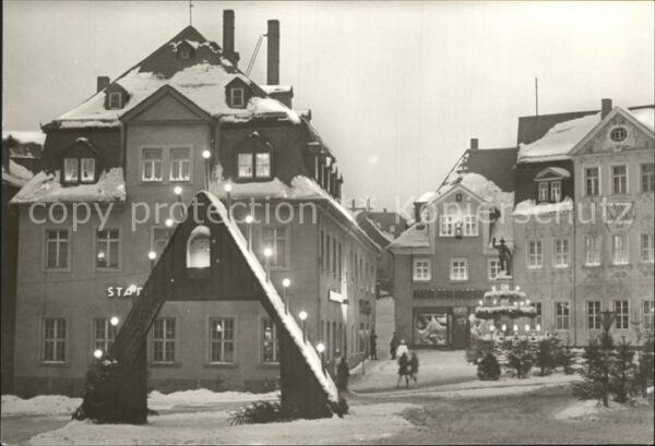 Schneeberg Erzgebirge zur Weihnachtszeit