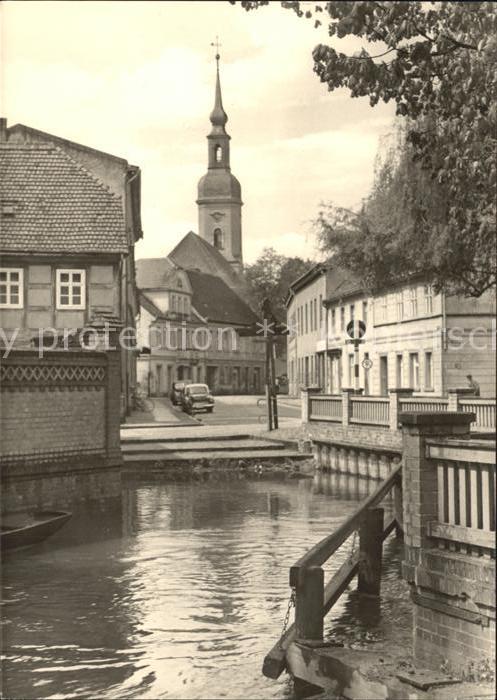 Luebbenau Spreewald Ortspartie an der Spree