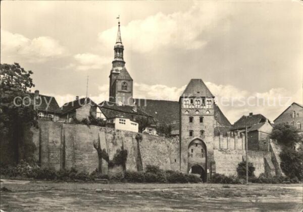 Tangermuende Roßfurt Stadtmauer