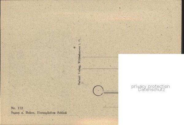Sagan Schloß – Bild 2