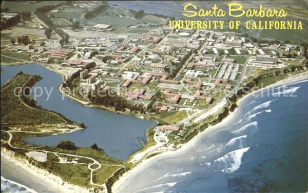 Santa Barbara California Fliegeraufnahme Universität