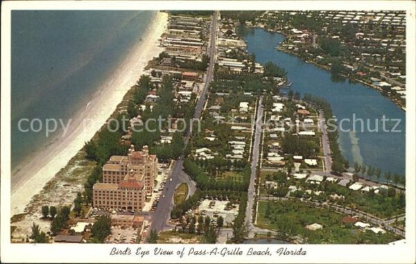 Pass A Grille Beach Fliegeraufnahme