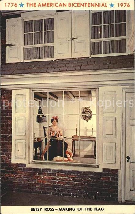 USA Betsy Ross Making of The Flag