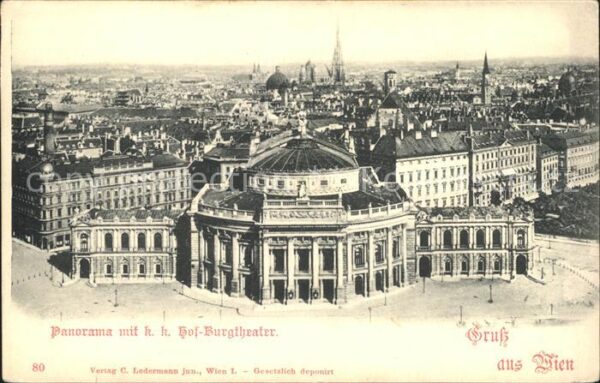 Wien Panorama Hof Burgtheater