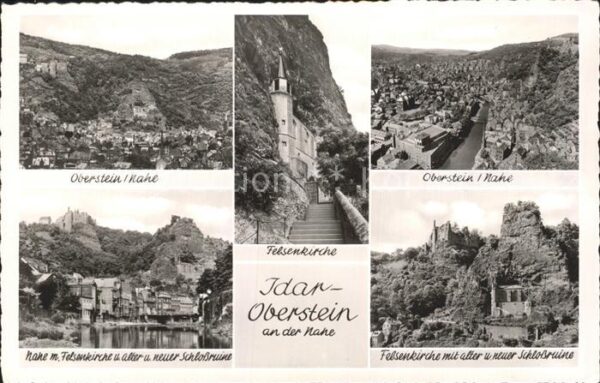 Idar-Oberstein Oberstein Nahe Felsenkirche mit alter u