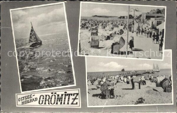 Groemitz Ostseebad Strand See Promenade