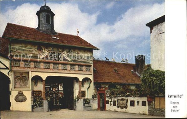 Rettershof Eingang zum Gutshof