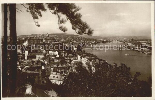 Budapest Königliche Burg mit der Kettenbrücke