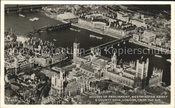London Fliegeraufnahme Westminster Abbey