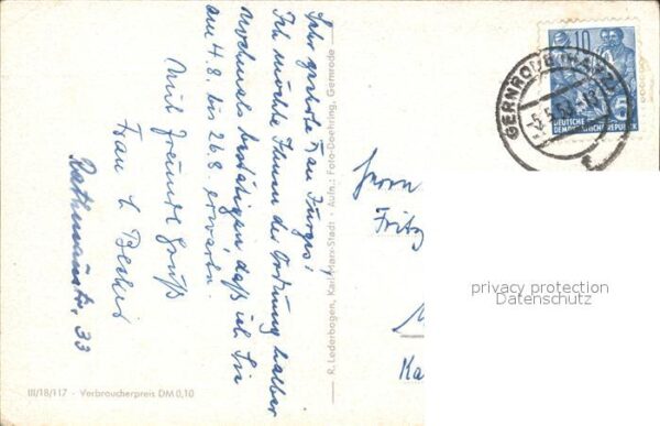 Gernrode Harz FDGB Erholungsheim Fritz Heckert – Bild 2