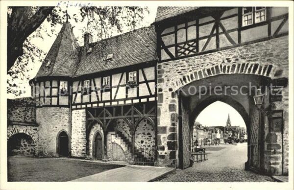 Friedberg Hessen Südliches Burgtor Kaiserstrasse
