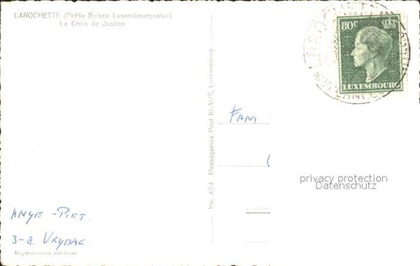 Larochette Luxembourg La Croix de Justice – Bild 2