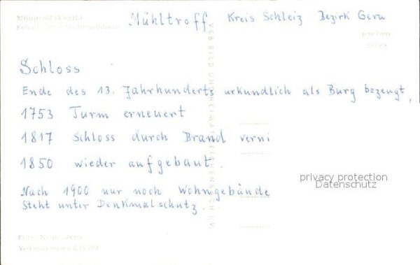 Muehltroff Schloss – Bild 2
