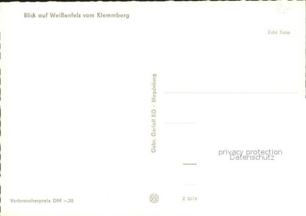 Weissenfels Saale Stadtansicht – Bild 2