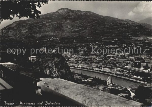Trento Panorama dal Belvedere