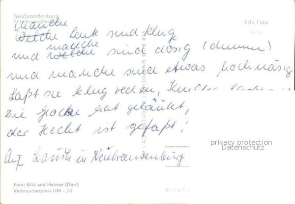 Neubrandenburg Fritz- Reuter- Denkmal – Bild 2