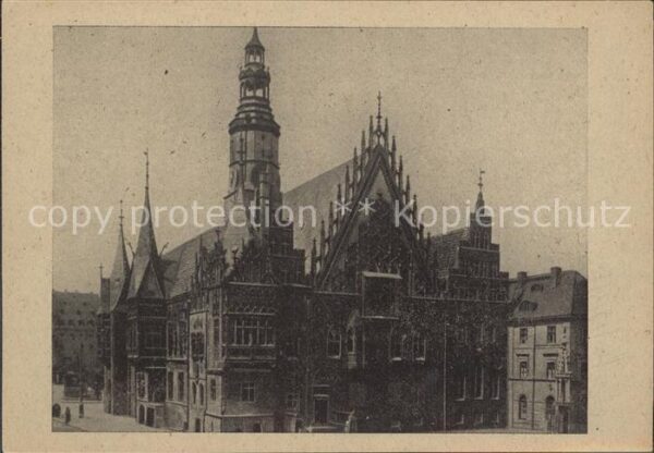 Breslau Niederschlesien Rathaus