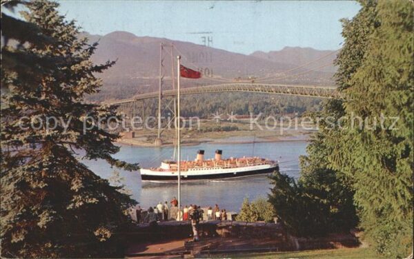 Vancouver British Columbia Princess Patricia passing under The Lio