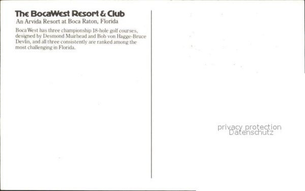 Boca Raton The Boca West Resort and Club – Bild 2