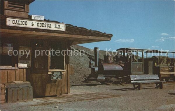 Lokomotive Calico Ghost Town Calico & Odessa Railr