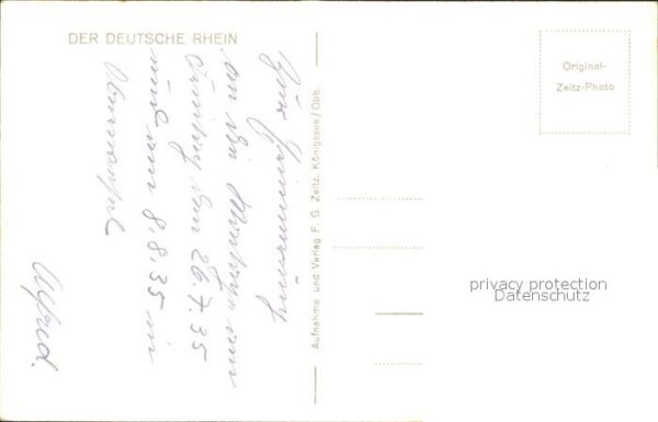 Foto Zeitz F.G. Nr. 1103 Oberwesel Ruine Schönburg – Bild 2