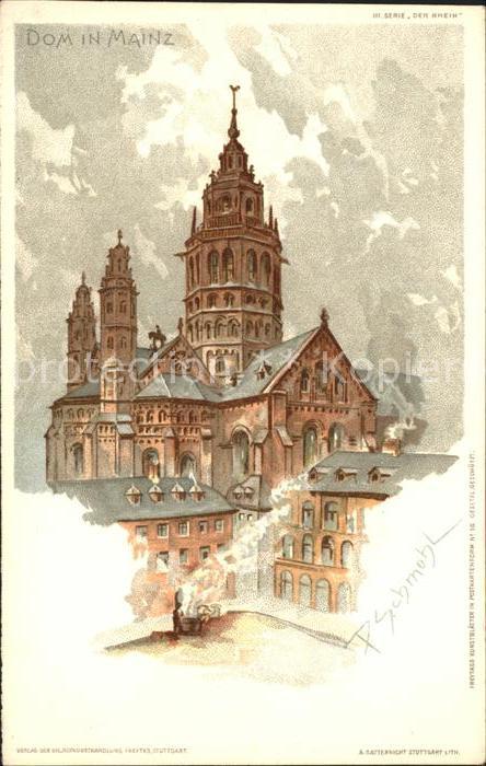 Schmohl P. Dom Mainz Litho