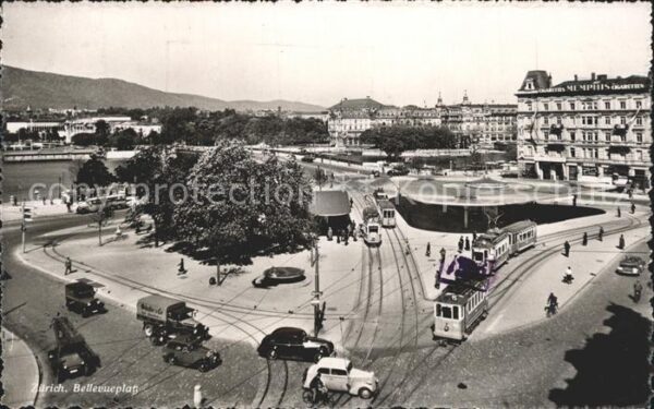 Strassenbahn Zürich Bellevueplatz
