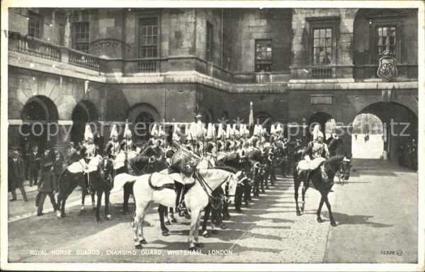 Leibgarde Wache Royal Horse Guards Changing Guars White