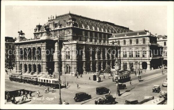 Opergebaeude Wien I. Strassenbahn