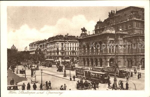 Strassenbahn Wien Staatsoper Opernring