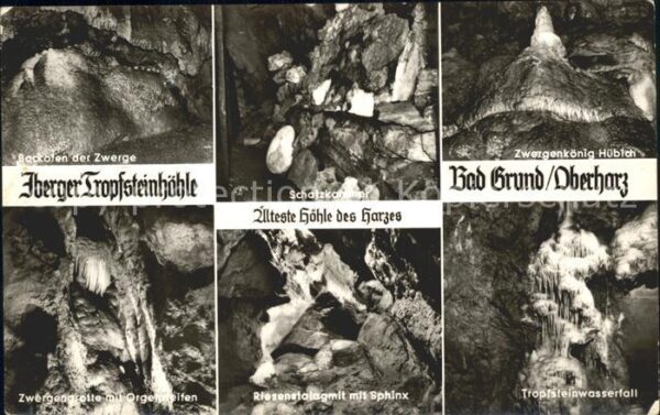 Hoehlen Caves Grottes Bad Grund Iberger Tropfsteinhöhle Backo