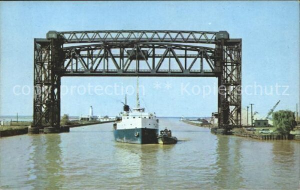 Schiffe Ships Navires Ore Carrier Cleveland Ohio Cuyahoga Riv