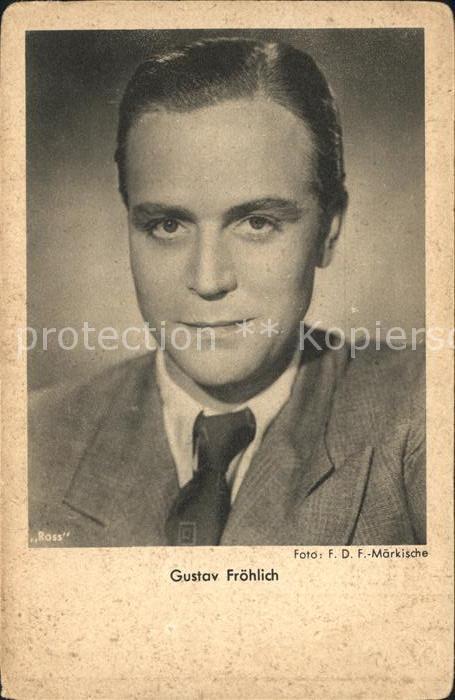Schauspieler Gustav Fröhlich