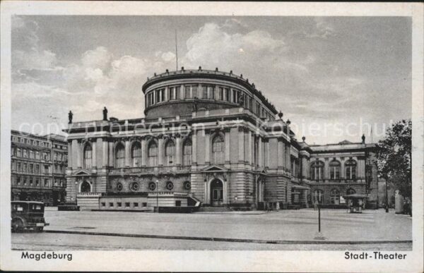Theatergebaeude Magdeburg Stadt-Theater