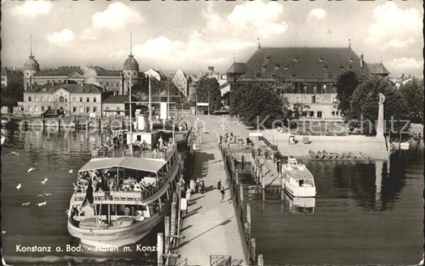 Motorschiffe Konstanz Bodensee Hafen Konzil
