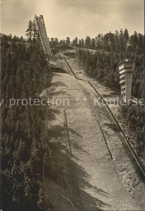 Ski-Flugschanze Rennsteig Oberhof Thüringen