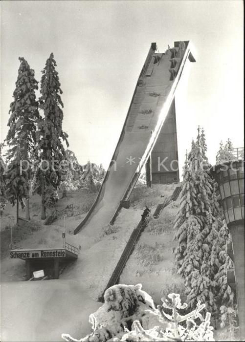 Ski-Flugschanze Rennsteig Oberhof Thüringen