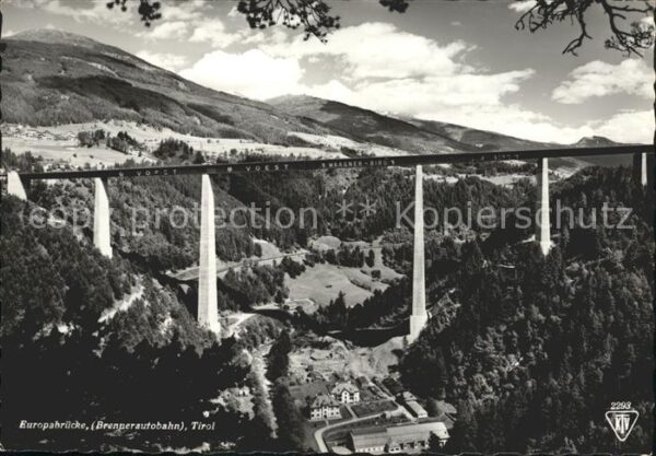 Bruecken Bauwerke Europabrücke Brennerautobahn Tirol